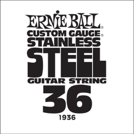 Струна для электрогитар ERNIE BALL .036 Stainless Steel P01936, фото 